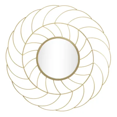 Lustro SUNFLOWER Ø 88x7 cm (wymiary lustra Ø 33 cm)